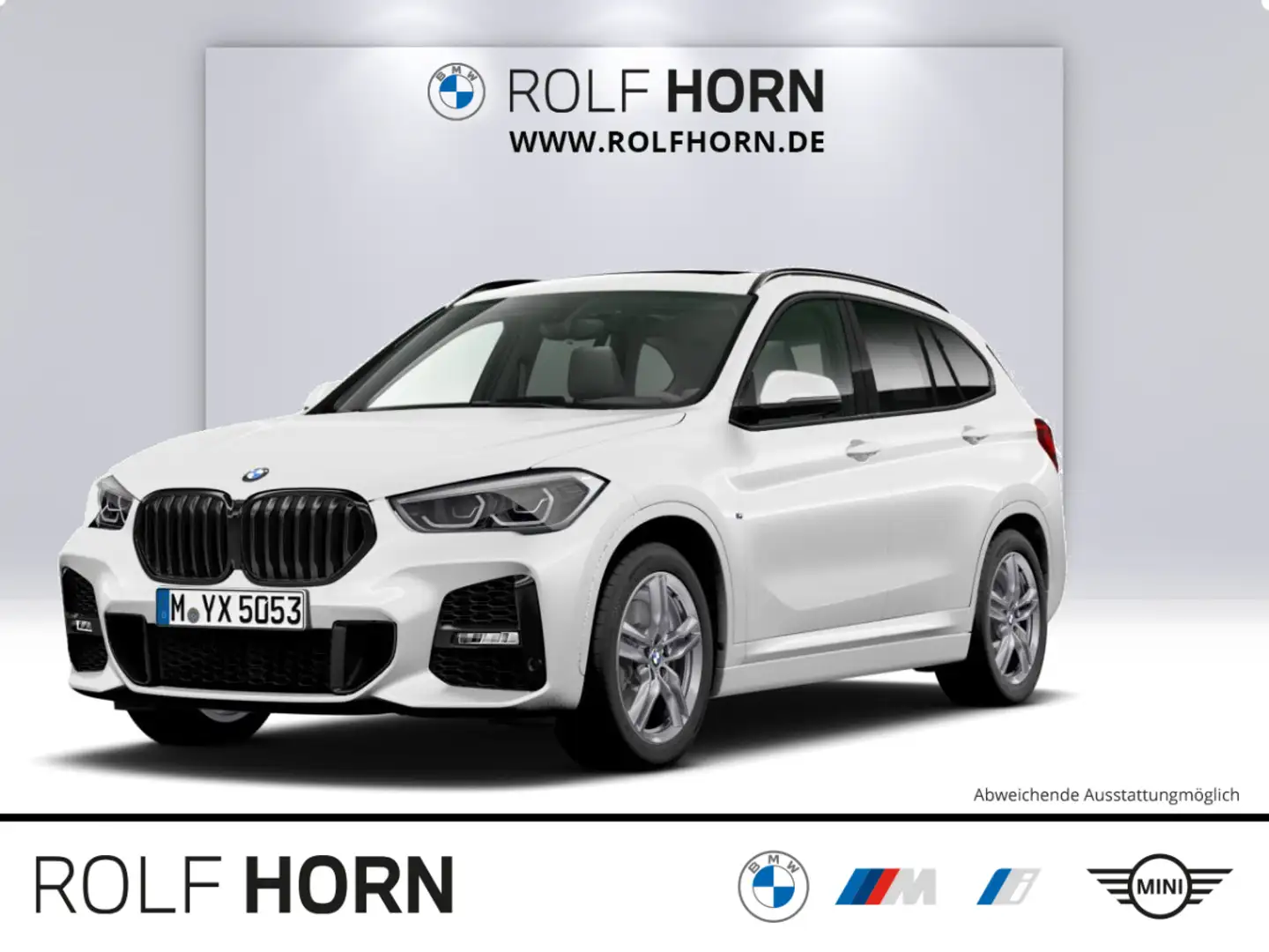 BMW X1 sDrive20i M Sportpaket HeadUp RfKam Pano HiFi Weiß - 1