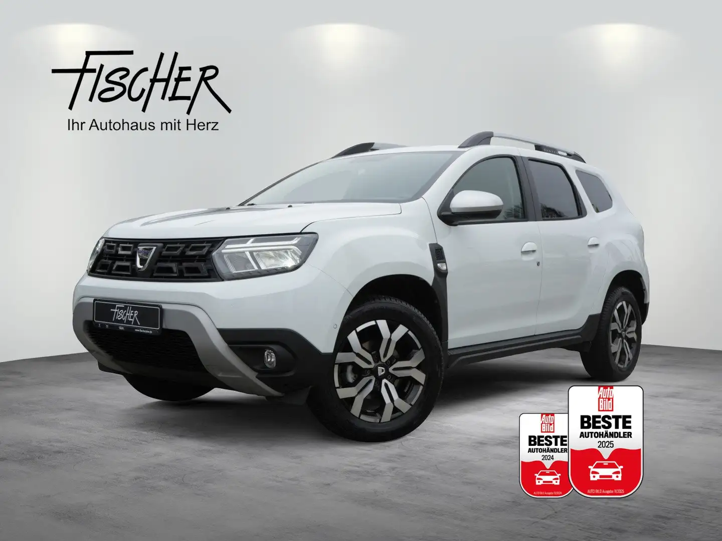 Dacia Duster II TCe 150 EDC Prestige Automatik RKF Allwett.  Pr Weiß - 1
