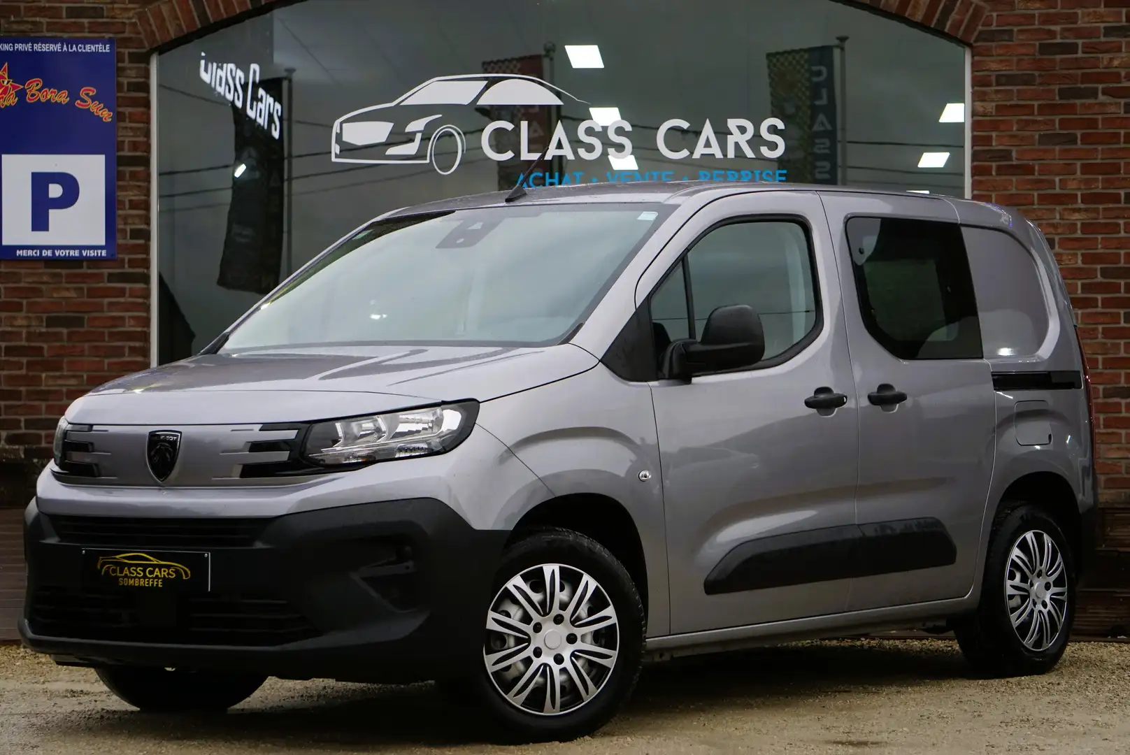 Peugeot Partner 1.5 BlueHDi UTILITAIRE 3 PLACES CARPLAY EUR6d Grijs - 1