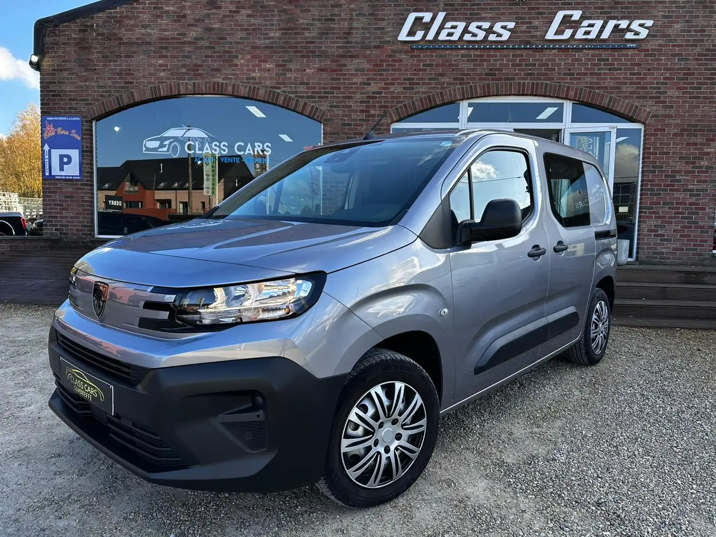 Peugeot Partner 1.5 BlueHDi UTILITAIRE 3 PLACES CARPLAY EUR6d Grijs - 1