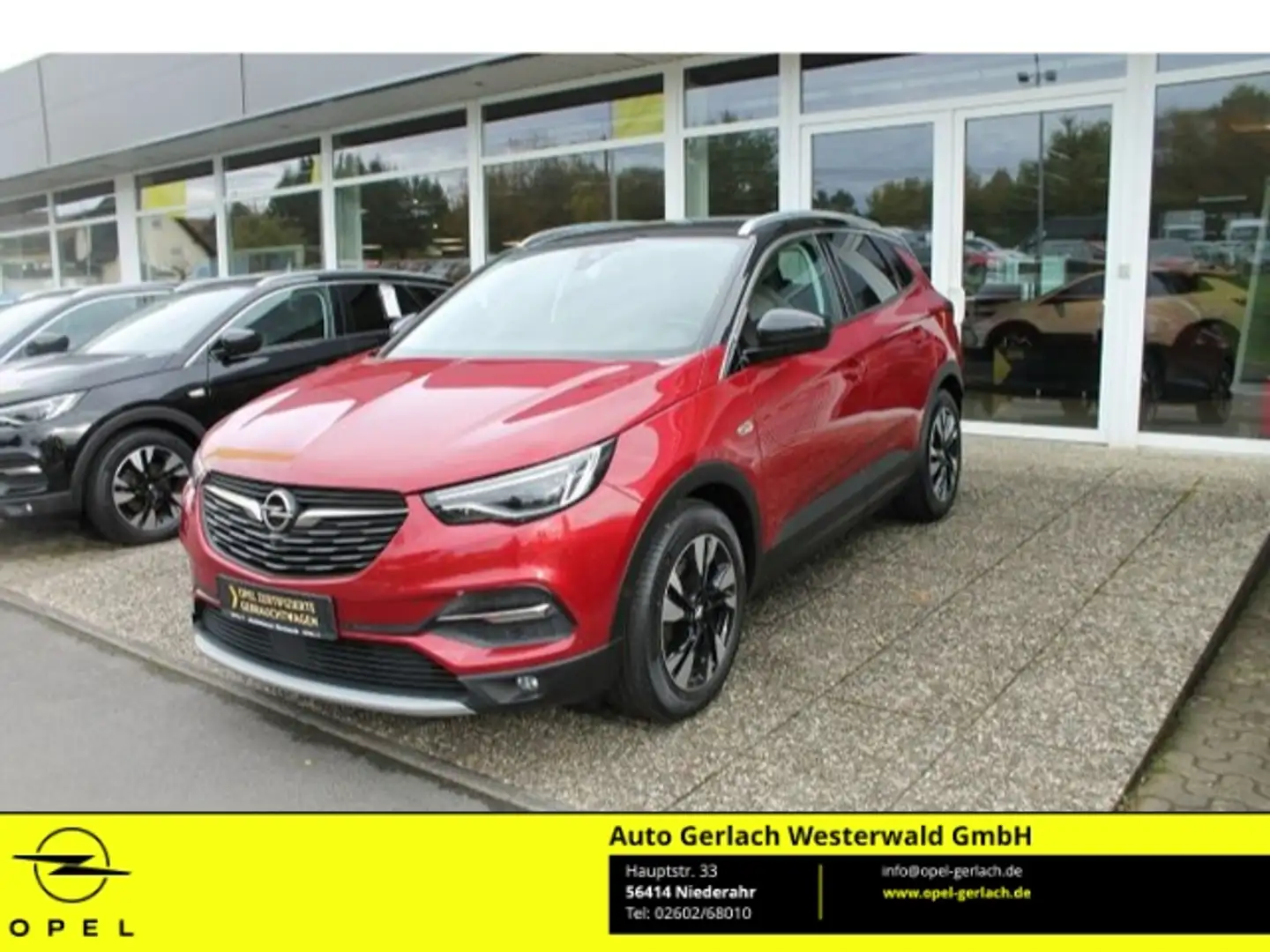 Opel Grandland 1.2 Turbo EU6d Ultimate AHK-abnehmbar Navi Soundsy Rot - 1