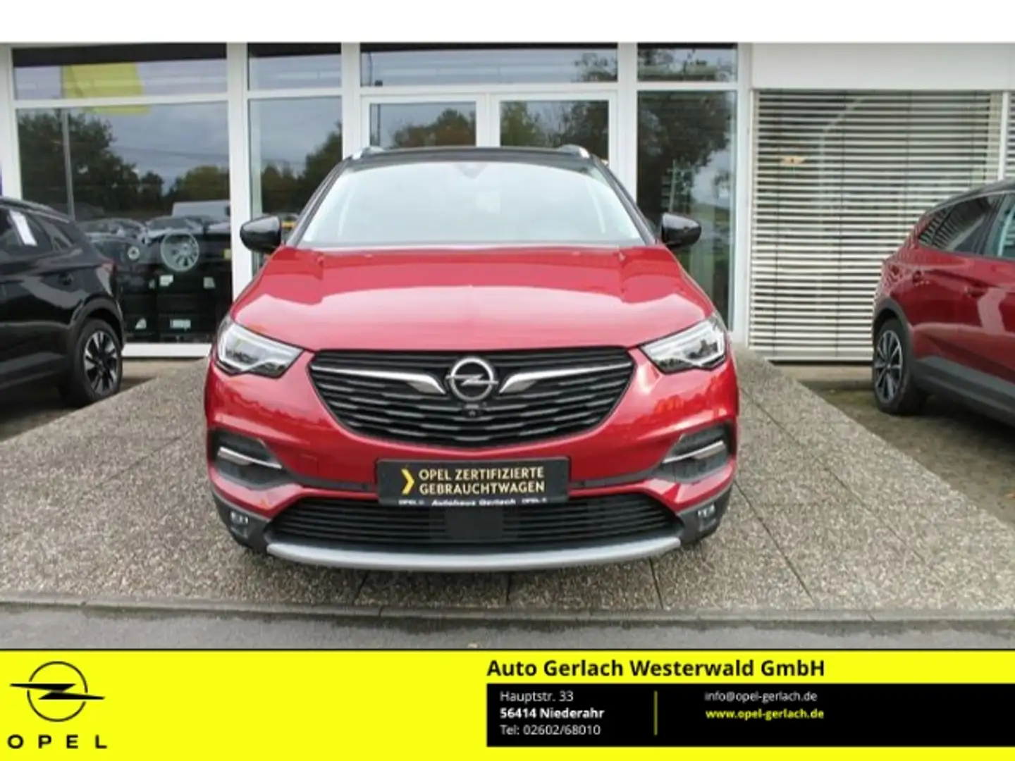 Opel Grandland 1.2 Turbo EU6d Ultimate AHK-abnehmbar Navi Soundsy Rot - 2