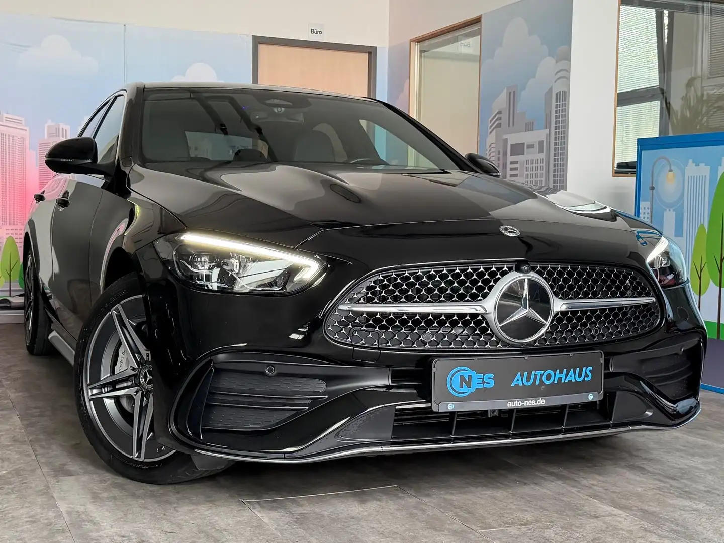 Mercedes-Benz C 300 e 9G*3x AMG SPORT*LEDER*KAMERA*MBUX*LED*18' Noir - 2