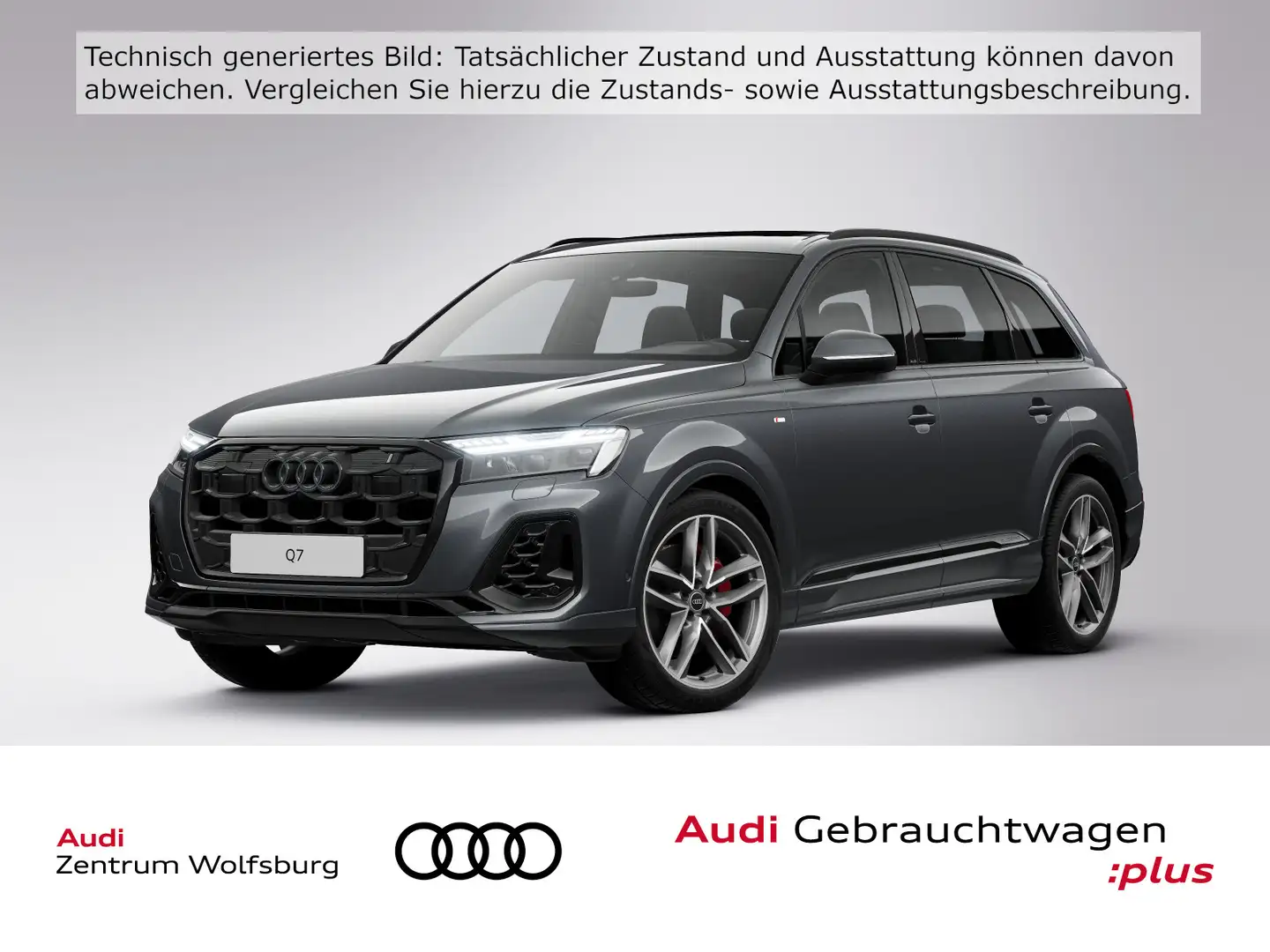 Audi Q7 55 TFSI quattro tiptronic S line Matrix/Stand Grau - 1