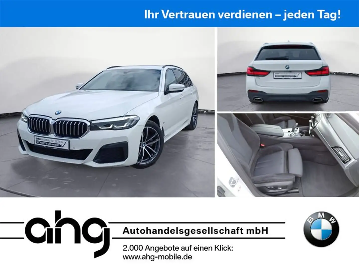BMW 520 d xDrive Touring M Sportpaket - HEAD UP Wit - 1