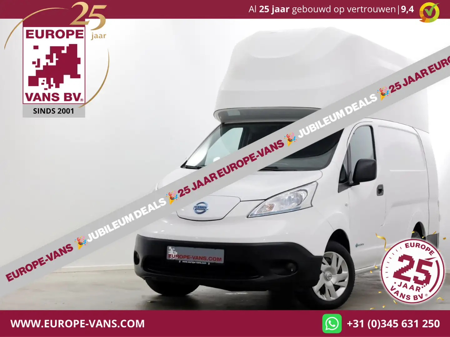 Nissan E-NV200 L2H2 Optima 40 kWh 100% Elektrisch Snellader WLTP Weiß - 1