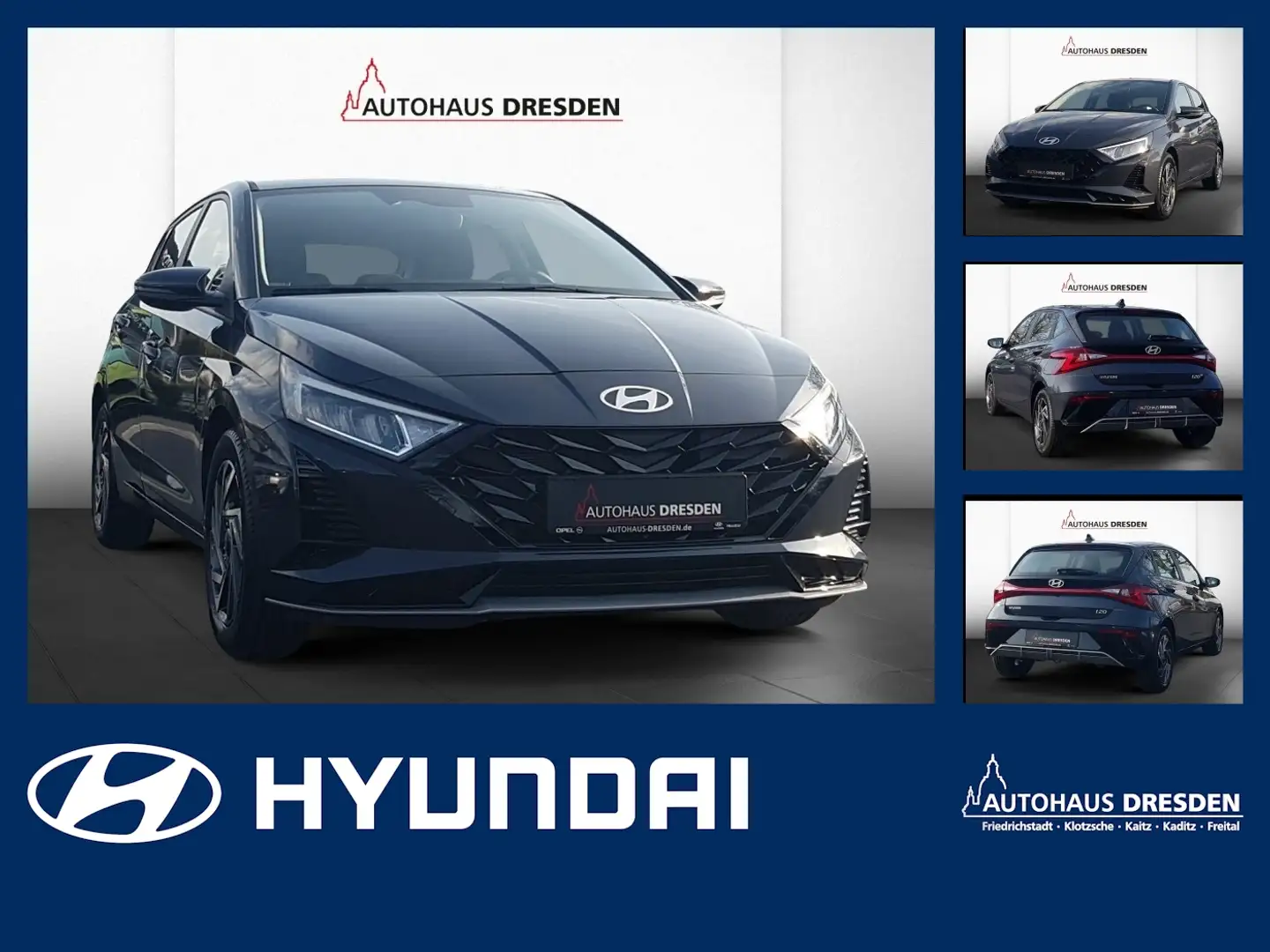 Hyundai i20 1.0 T-GDI Trend *SOFORT*LED*NAVI*DAB*4xSHZ Grau - 1