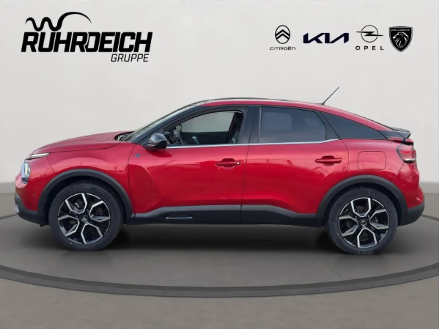Citroen E-C4 Electric Shine KAMERA NAVI SHZ LHZ HEADUP PARKASS DAB Rot - 2