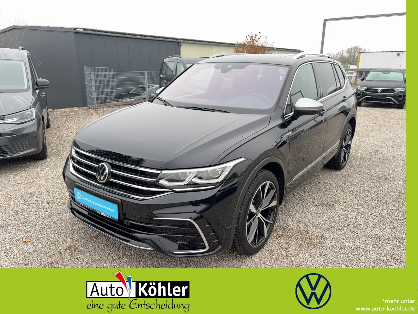 Volkswagen Tiguan Allspace R-Line TSi DSG 4M Black+CarPlay Schwarz - 1
