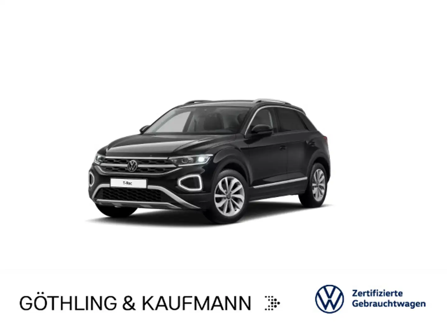 Volkswagen T-Roc T-ROC 1.5 TSI DSG STYLE*AHK*LED*NAVI*KLIMA*PDC*S Schwarz - 1