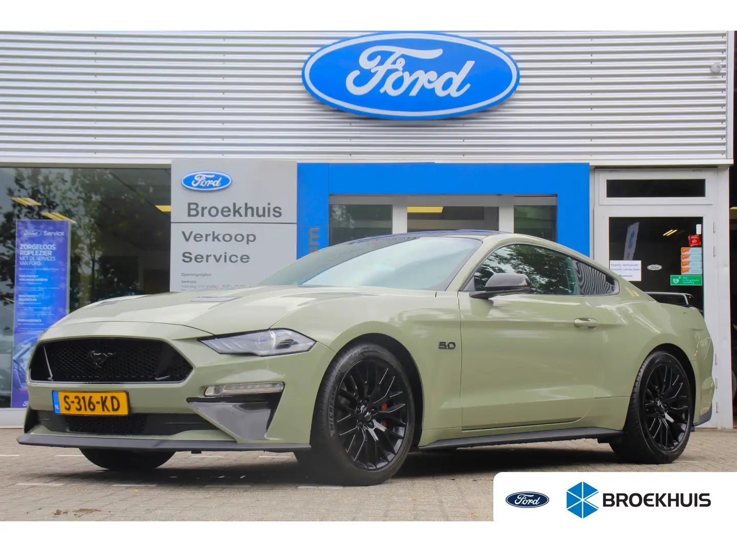 Ford Mustang Fastback 5.0 V8 GT | UNIEK! | DEALER OH! | PERFORM Groen - 1