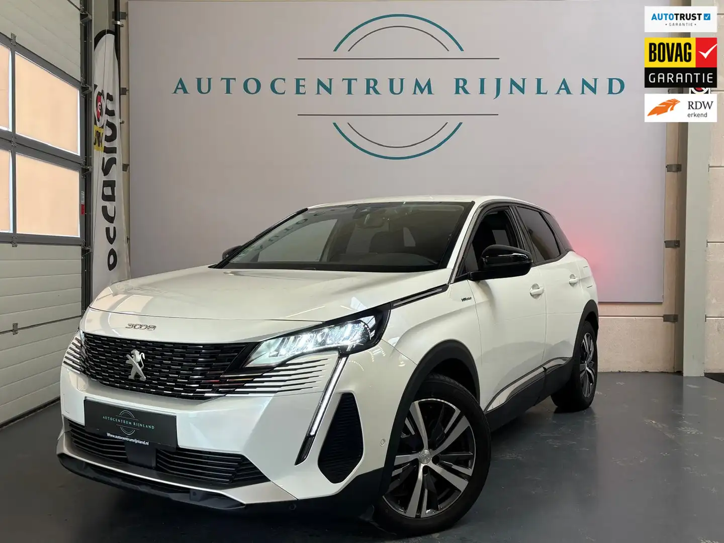 Peugeot 3008 1.6 HYbrid 225 Allure Pack Business 1 JAAR BOVAG G Wit - 1