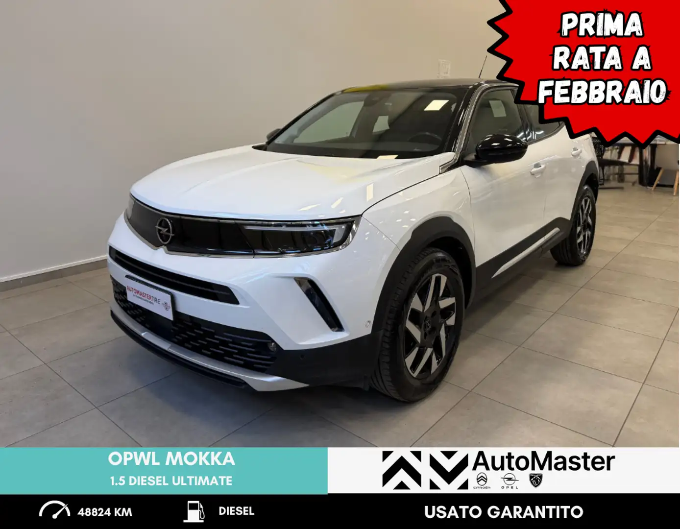 Opel Mokka Mokka 1.5 diesel Ultimate Bianco - 1