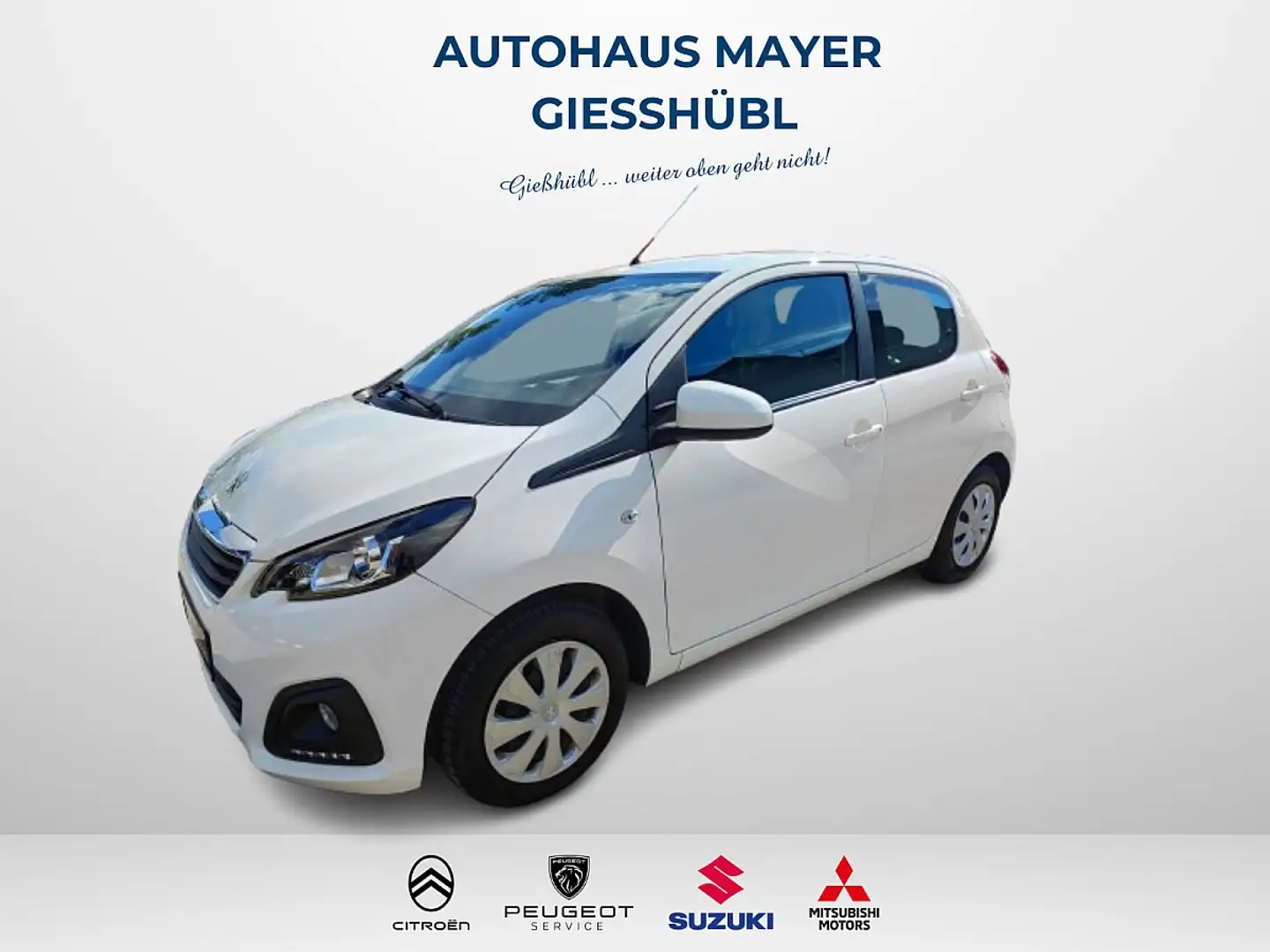 Peugeot 108 1,0 VTi 72 Active Weiß - 1