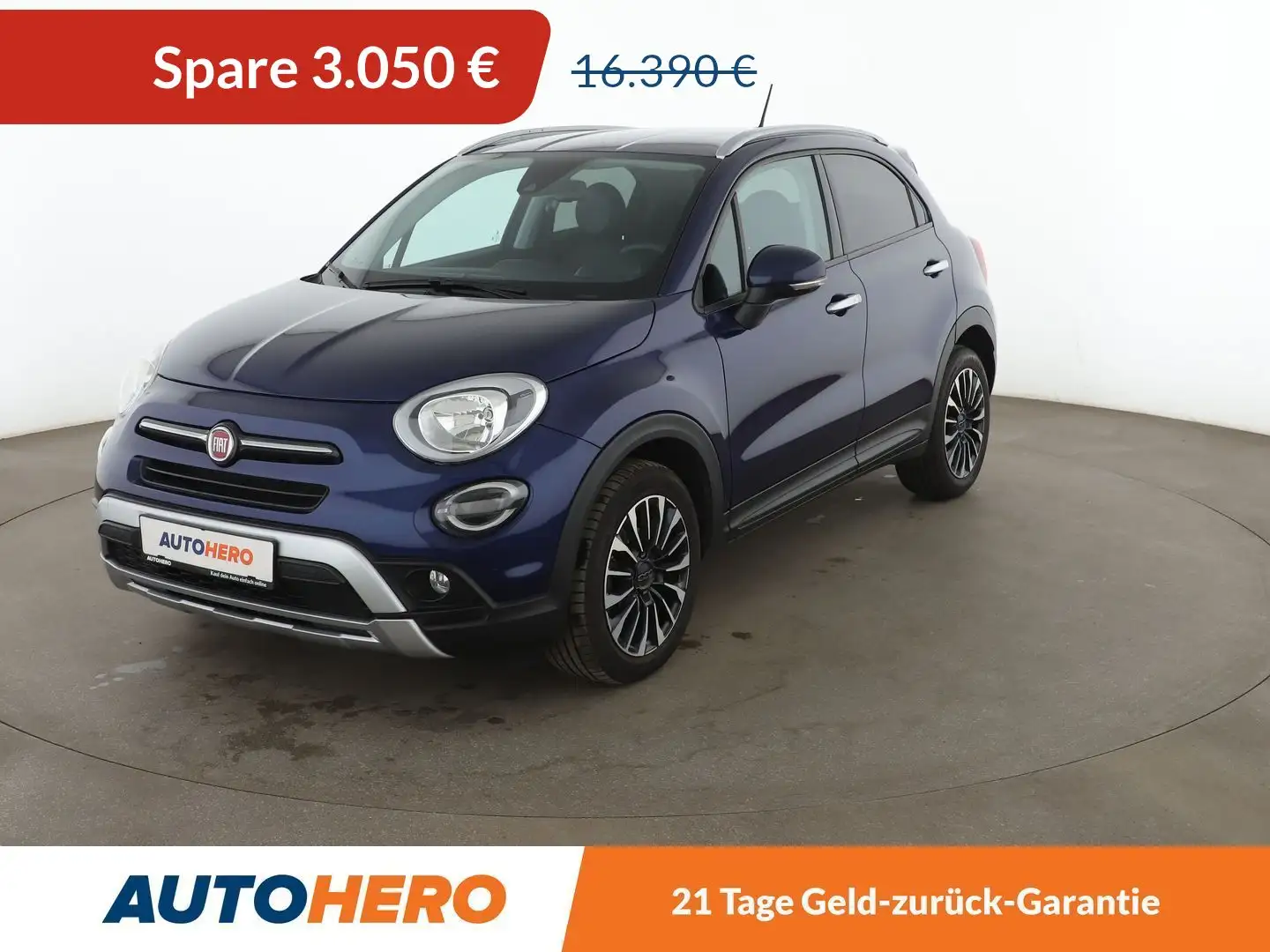 Fiat 500X 1.0 Turbo City Cross*NAVI*CAM*TEMPO*SHZ Blau - 1