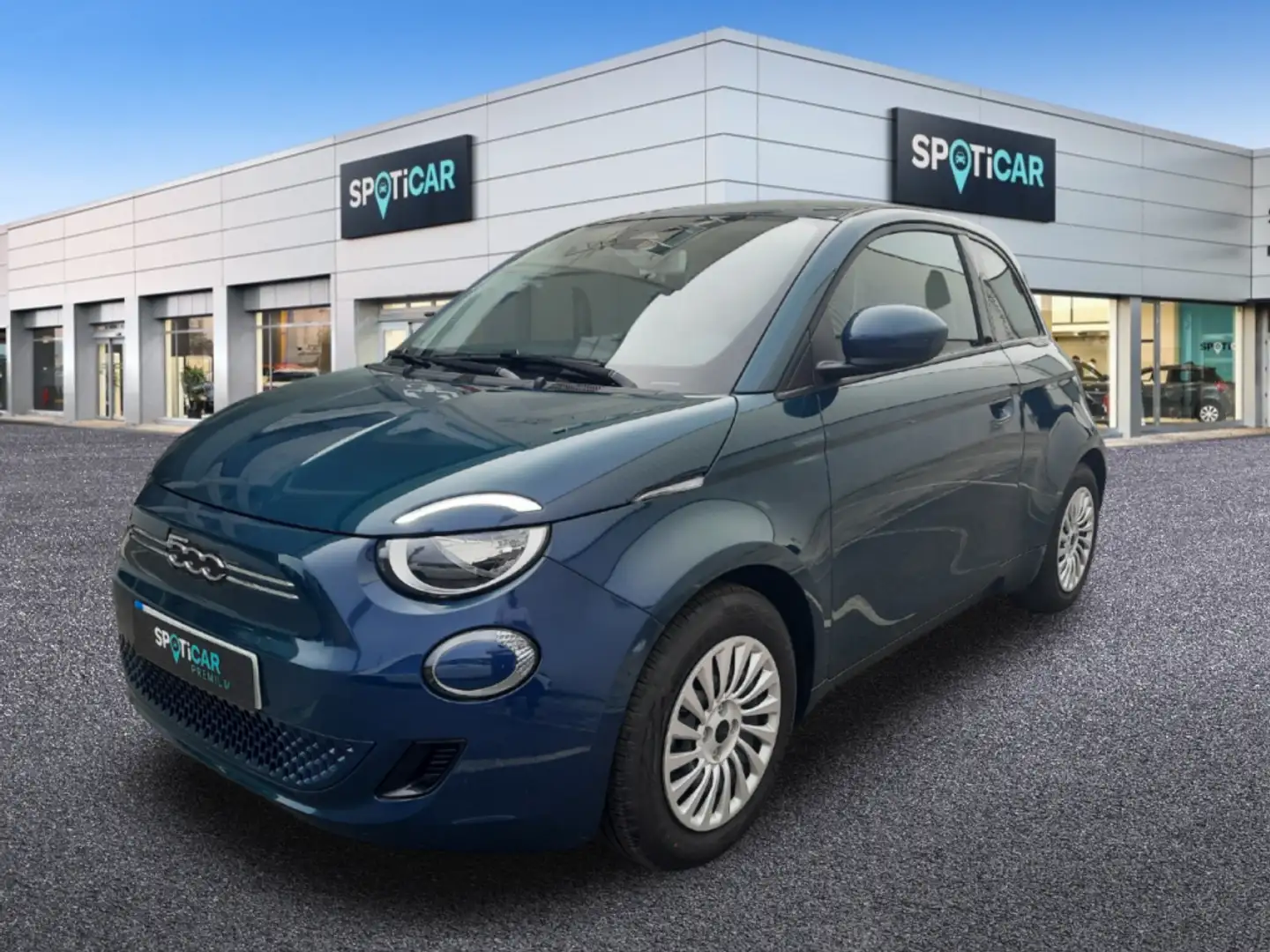 Fiat 500 Pequeño Automático de 3 Puertas Bleu - 1