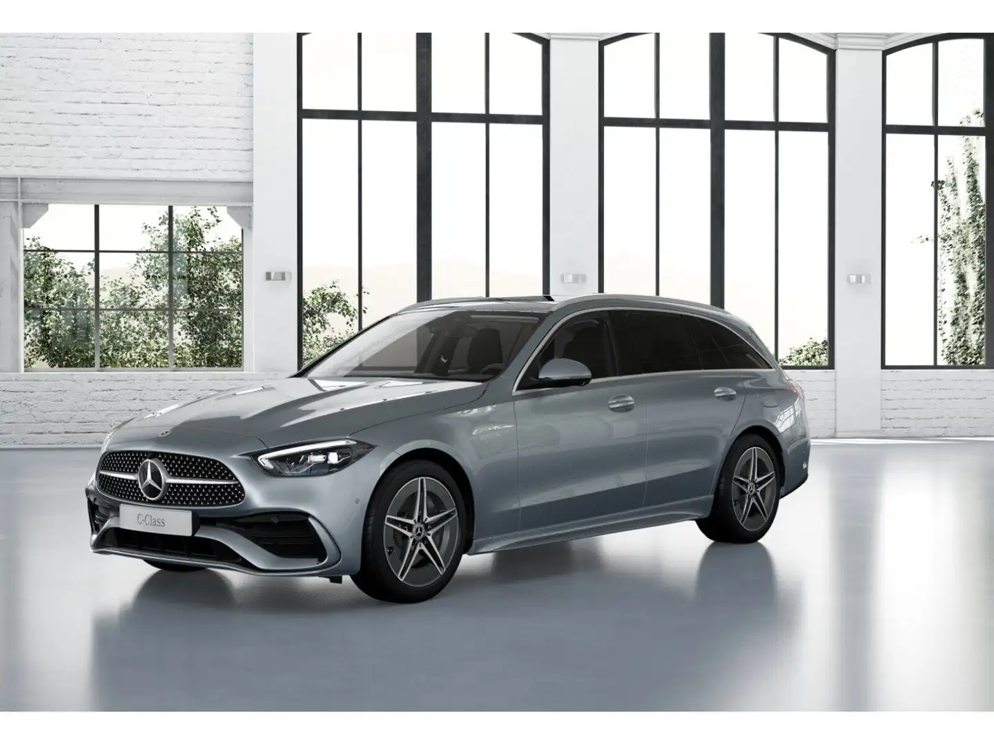 Mercedes-Benz C 300 e T AMG,LED,AMBIENTE,MEMORY,WINTER-P,PANO Silber - 2