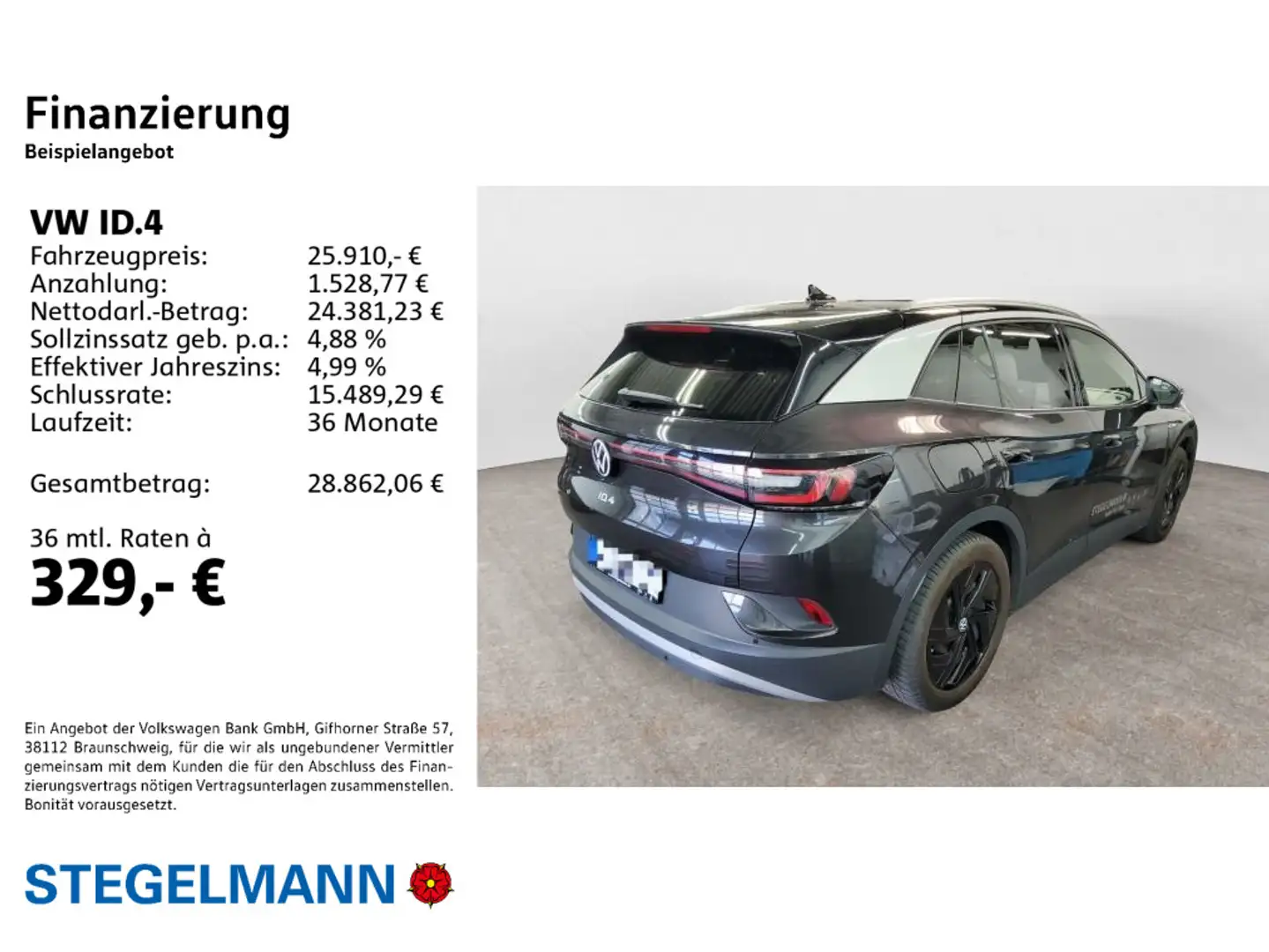 Volkswagen ID.4 Pro Performance 150kW/77kWh *Kamera*LED*ACC Grau - 2