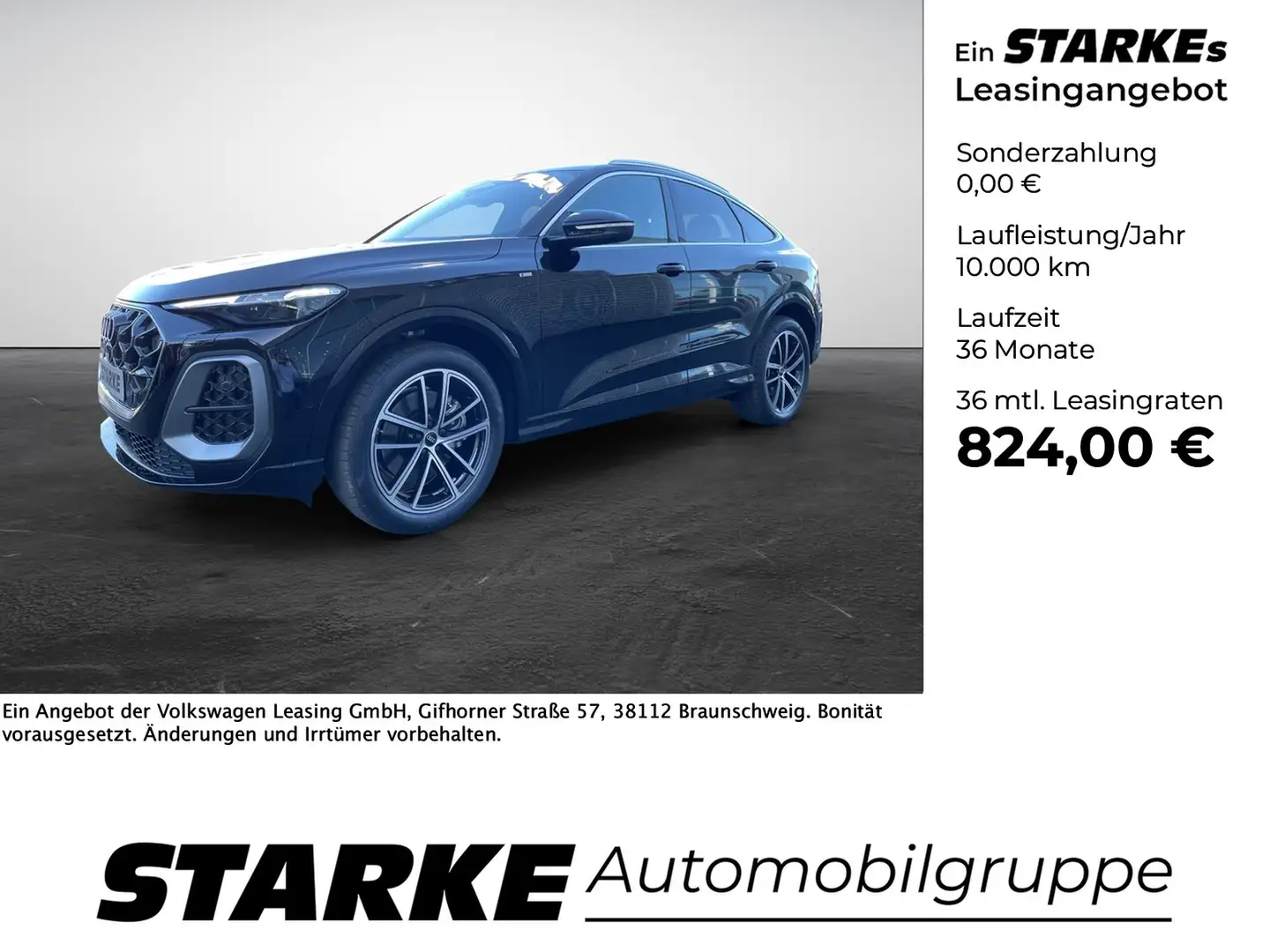 Audi Q5 Sportback TDI quattro S tronic S line Schwarz - 1