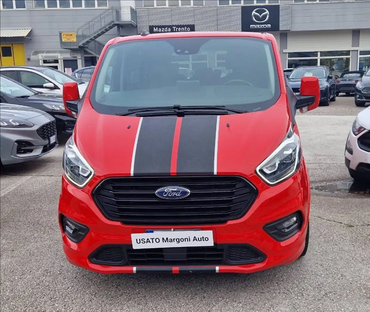 Ford Tourneo Custom 320 2.0 tdci 150cv MHEV Sport L1H1 E6.2 Rojo - 2
