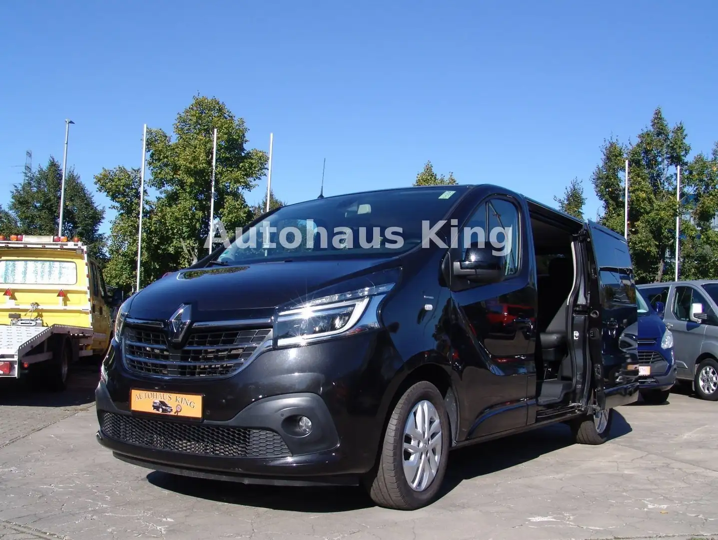 Renault Trafic SpaceClass-AUTOM/LEDER/2Sch.tü/Schienensy Schwarz - 2