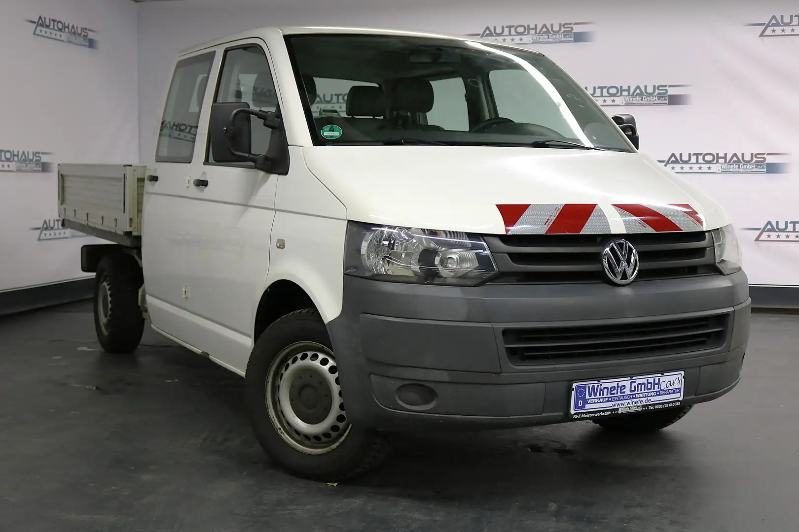 Volkswagen T5 Transporter Pritsche Doppelkabine*5SITZER*KLIMA*u.v.m bijela - 1