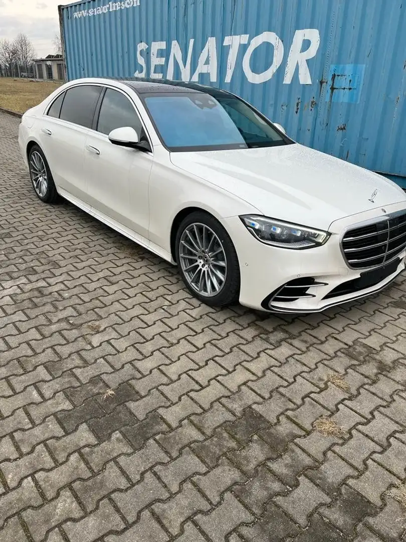 Mercedes-Benz S 400 S -Klasse Lim. S 400 d 4Matic L Weiß - 2