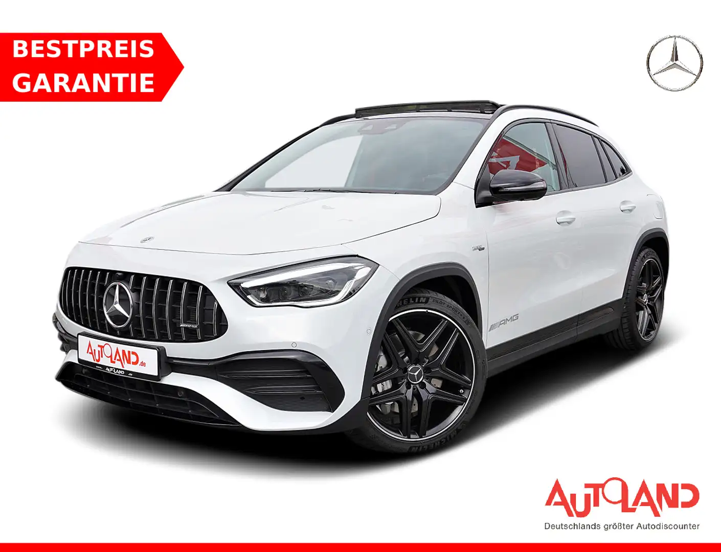 Mercedes-Benz GLA 35 AMG 4Matic AHK PanoDach 360° Night Weiß - 1