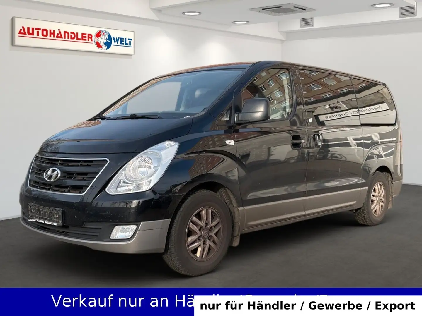 Hyundai H-1 2.5 CRDi 8-Sitzer Klimaanlage SHZ PDC AHK Noir - 1