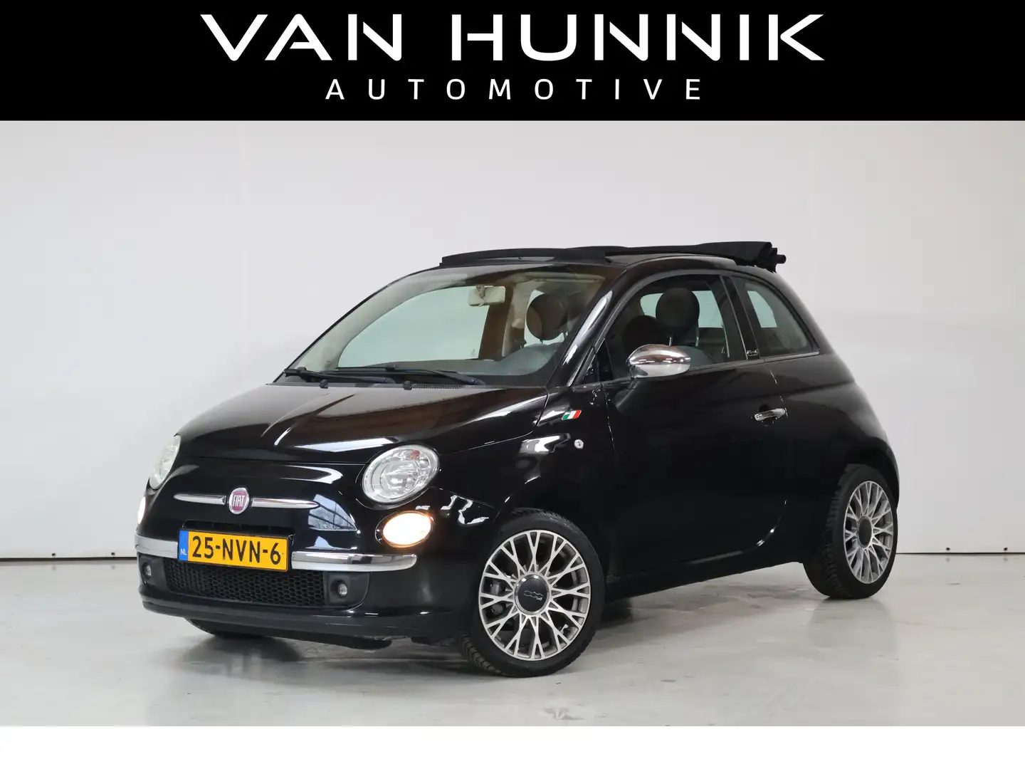 Fiat 500C 1.2 Lounge | Automaat | Airco | Parkeersensoren Schwarz - 1