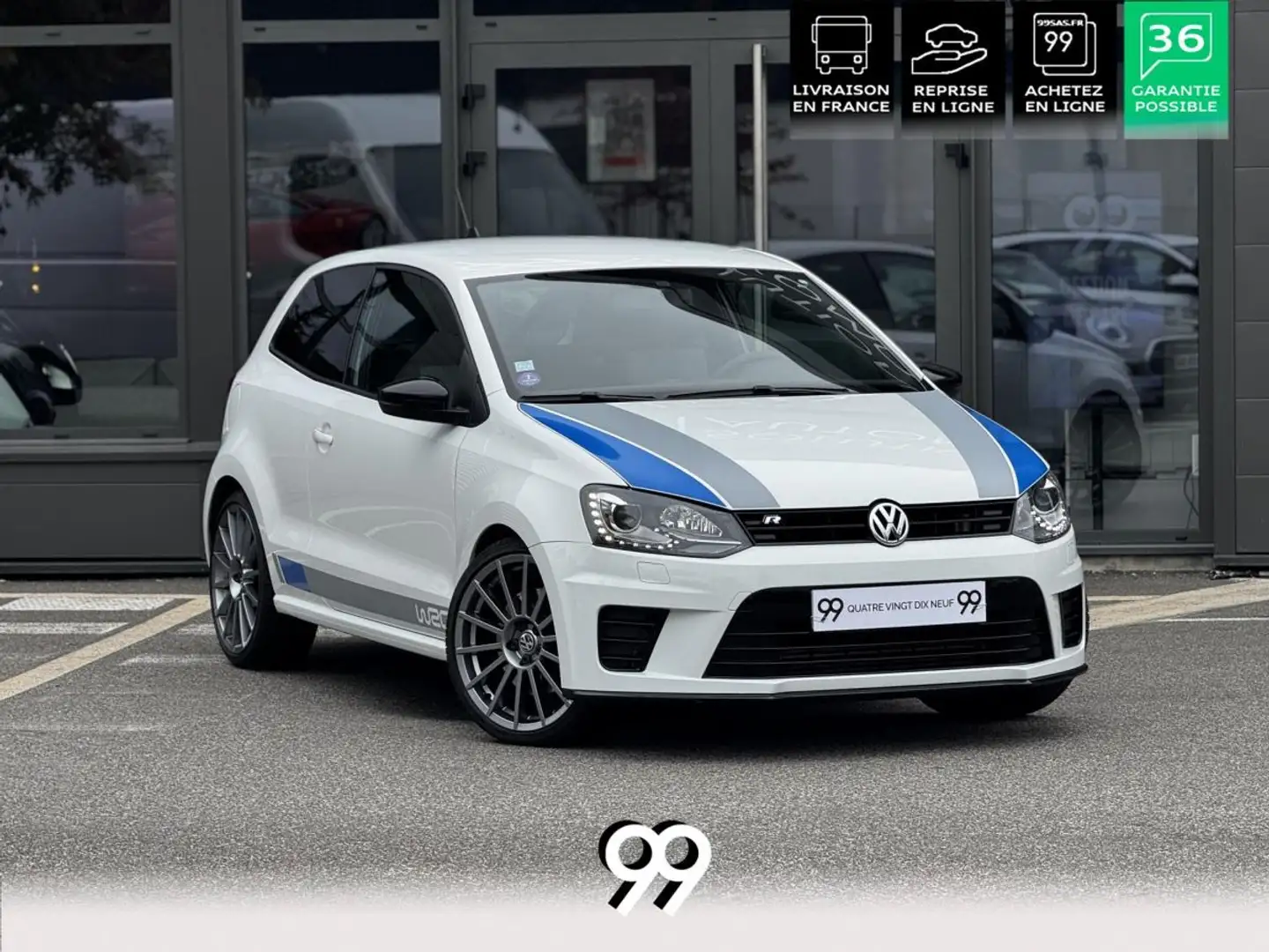 Volkswagen Polo 2.0 TSI WRC 220CH R WRC NUMEROTE LIVRAISON REPRISE CREDIT Weiß - 1