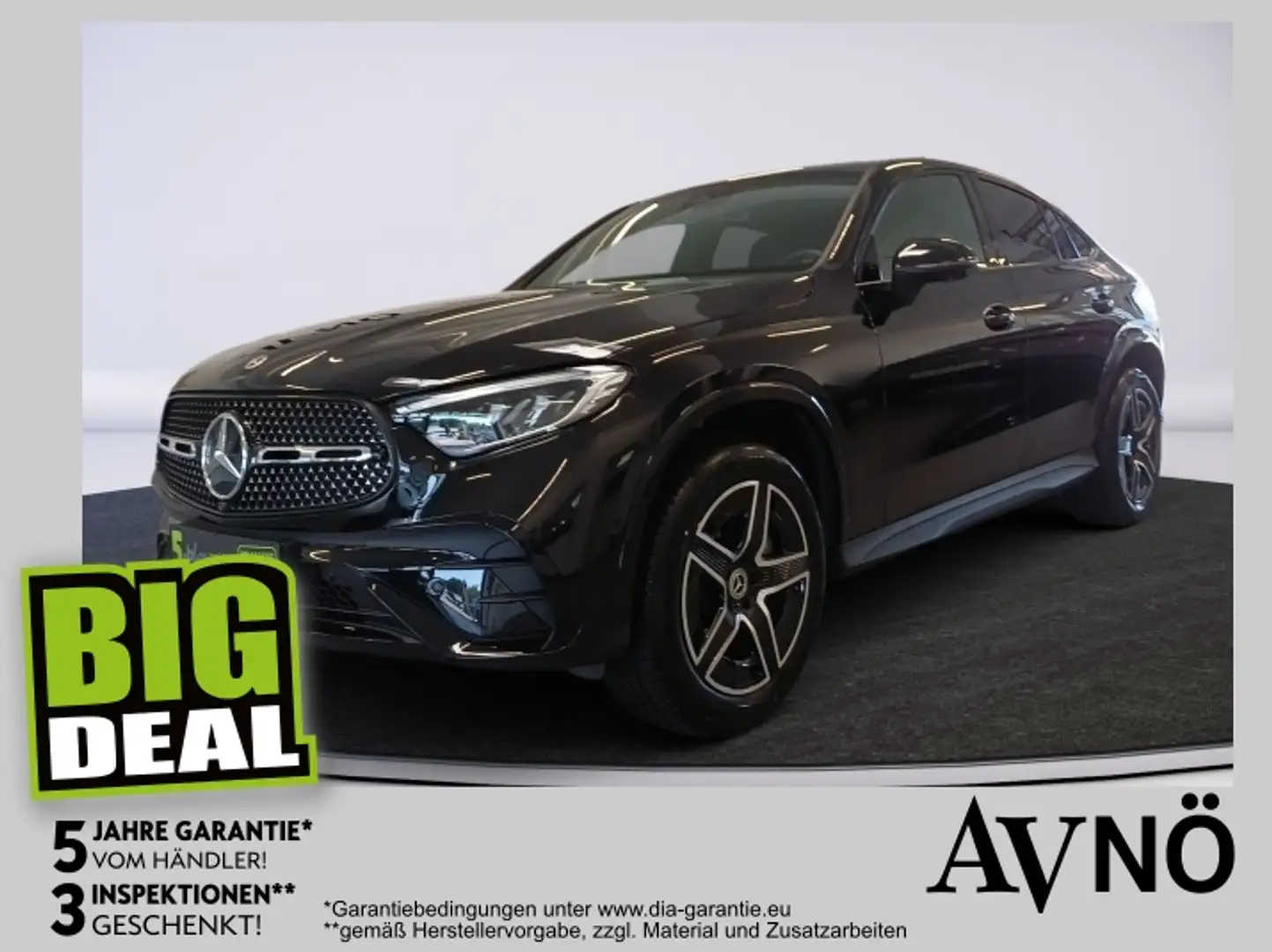 Mercedes-Benz GLC 300 e 4M COUPE AMG LINE AHK 360 GRAD K Schwarz - 1