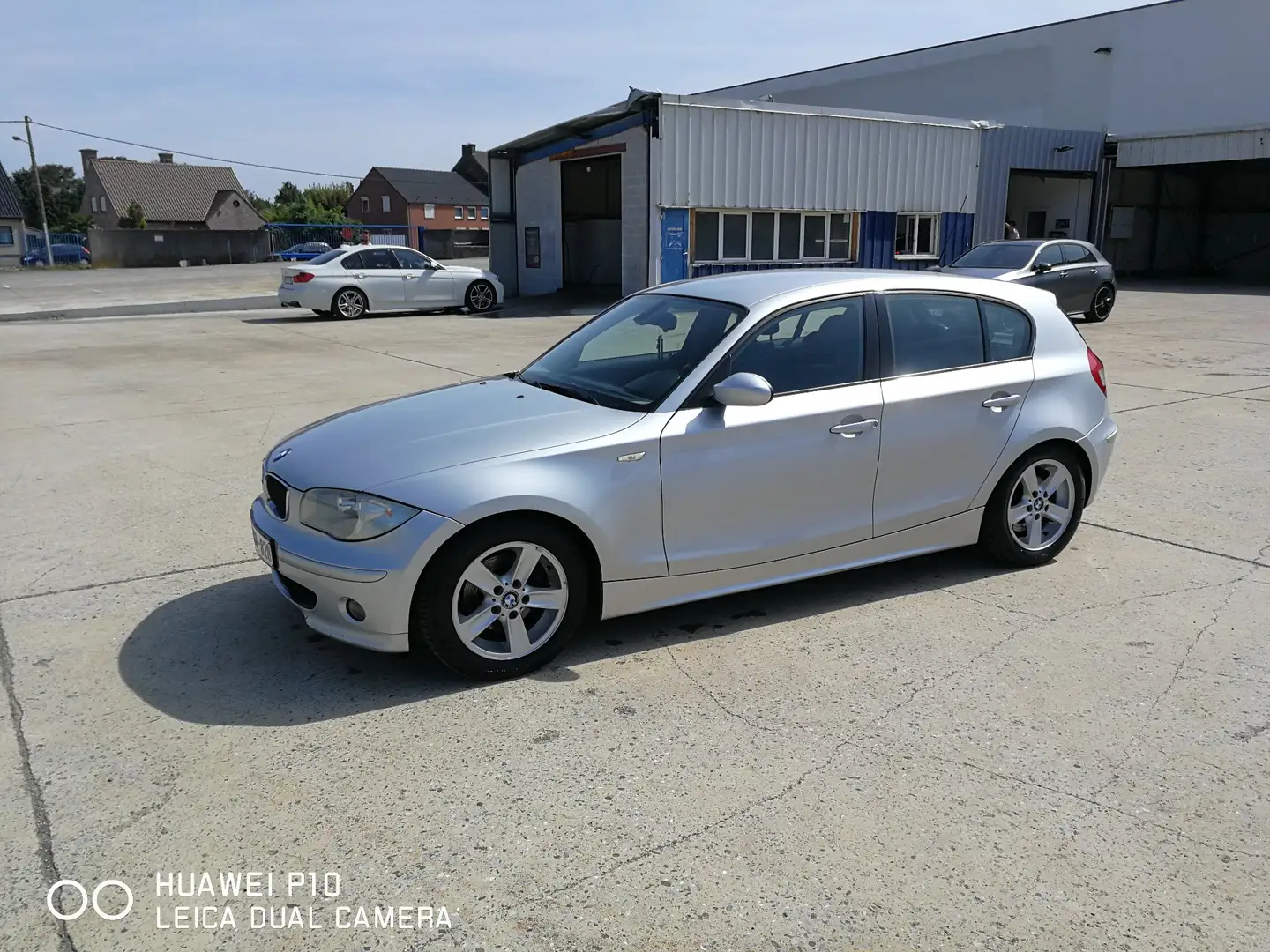 BMW 120 120d Sport Argent - 1