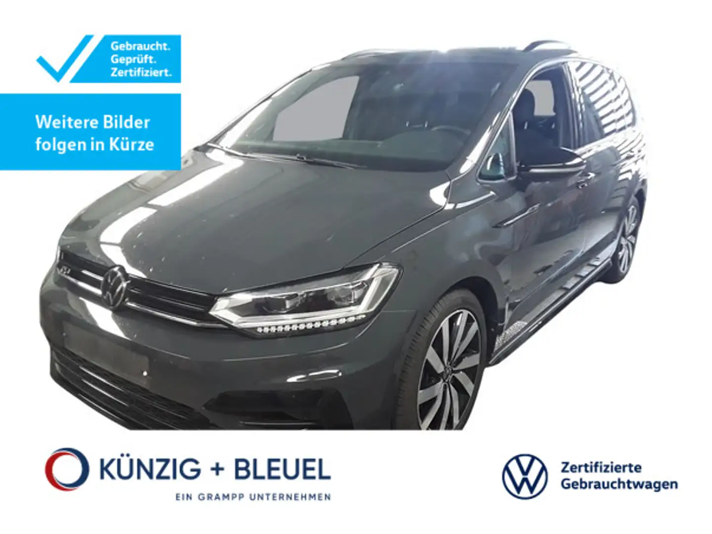 Volkswagen Touran R-Line 2,0 TDI DSG*Nav*StHzg*AHK*ACC*Keyl Grau - 1