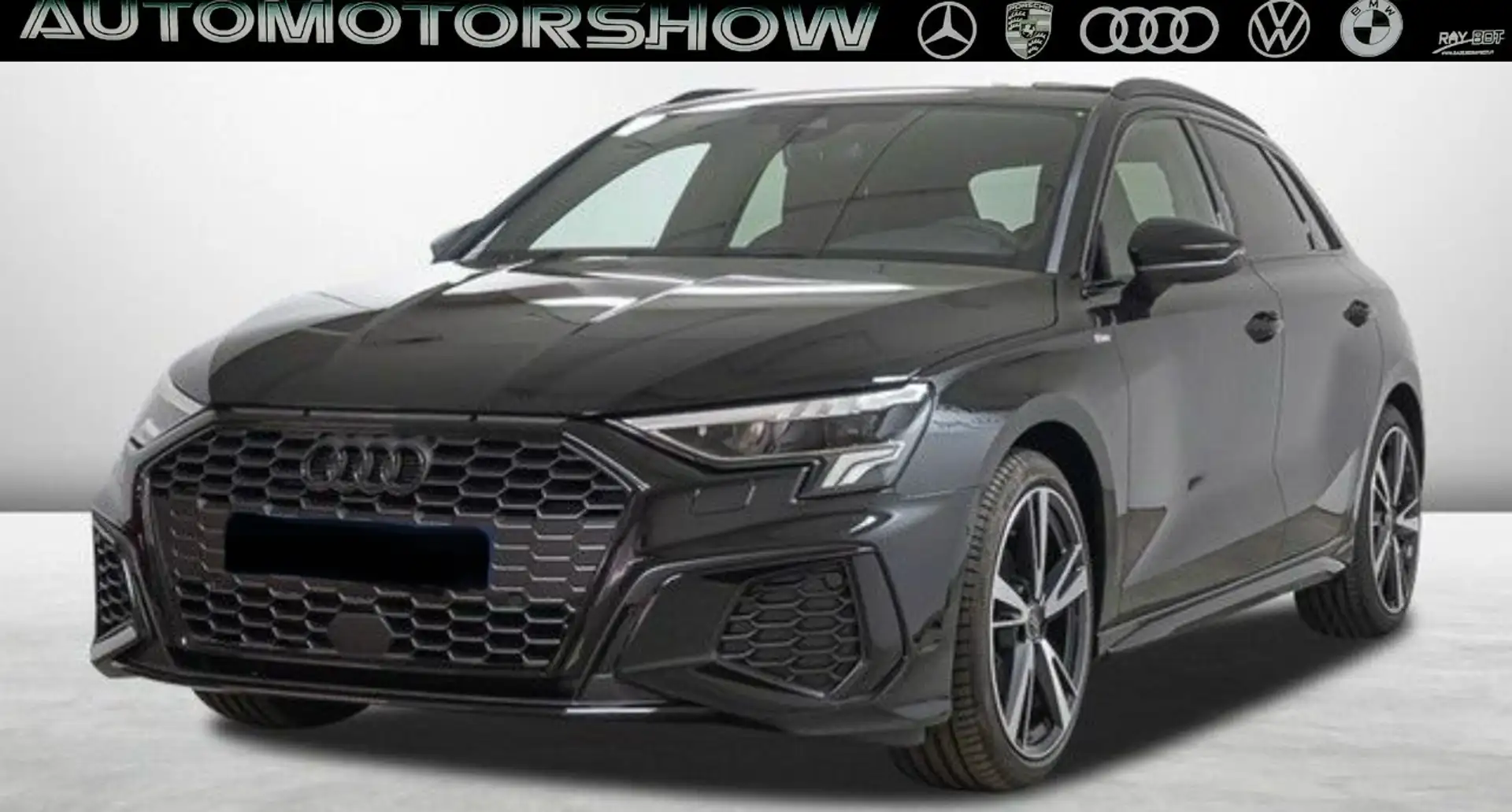 Audi A3 Sportback 35 TDIS line LED VIRTUAL NAVI 18 Zwart - 1