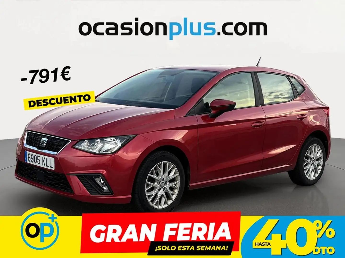 SEAT Ibiza 1.6TDI CR S&S Style 95 Rojo - 1
