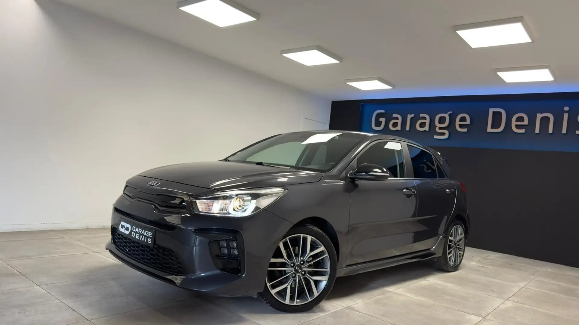 Kia Rio Rio 1.2i GT-Line**GPS+CAMERA*LED**CUIR**GARANTIE** Noir - 1