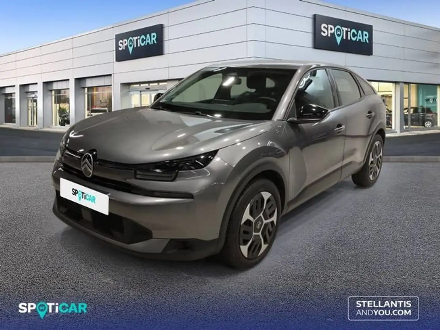 Citroen C4 Hybrid 145 ë-DCS6 Plus Gris - 1