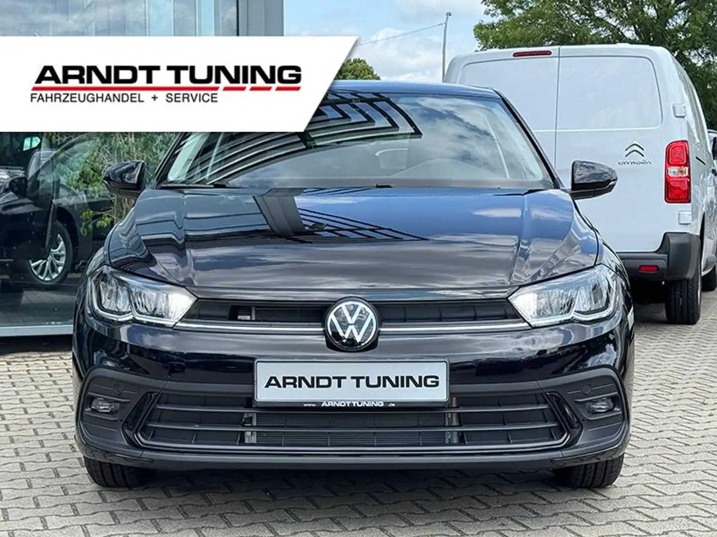 Volkswagen Polo Fun 1.0TSI DSG D-Cockpit SHZ LED PDC CAM Noir - 2