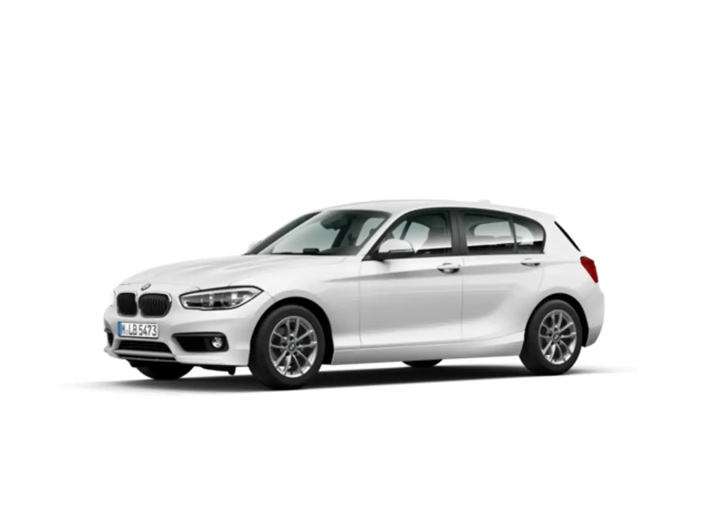 BMW 116 116d Blanc - 1