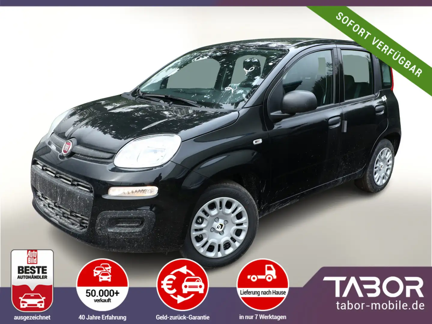 Fiat Panda MHEV 70 5"-DAB Temp PDC DigCo LaneA 5-Sitz Schwarz - 1
