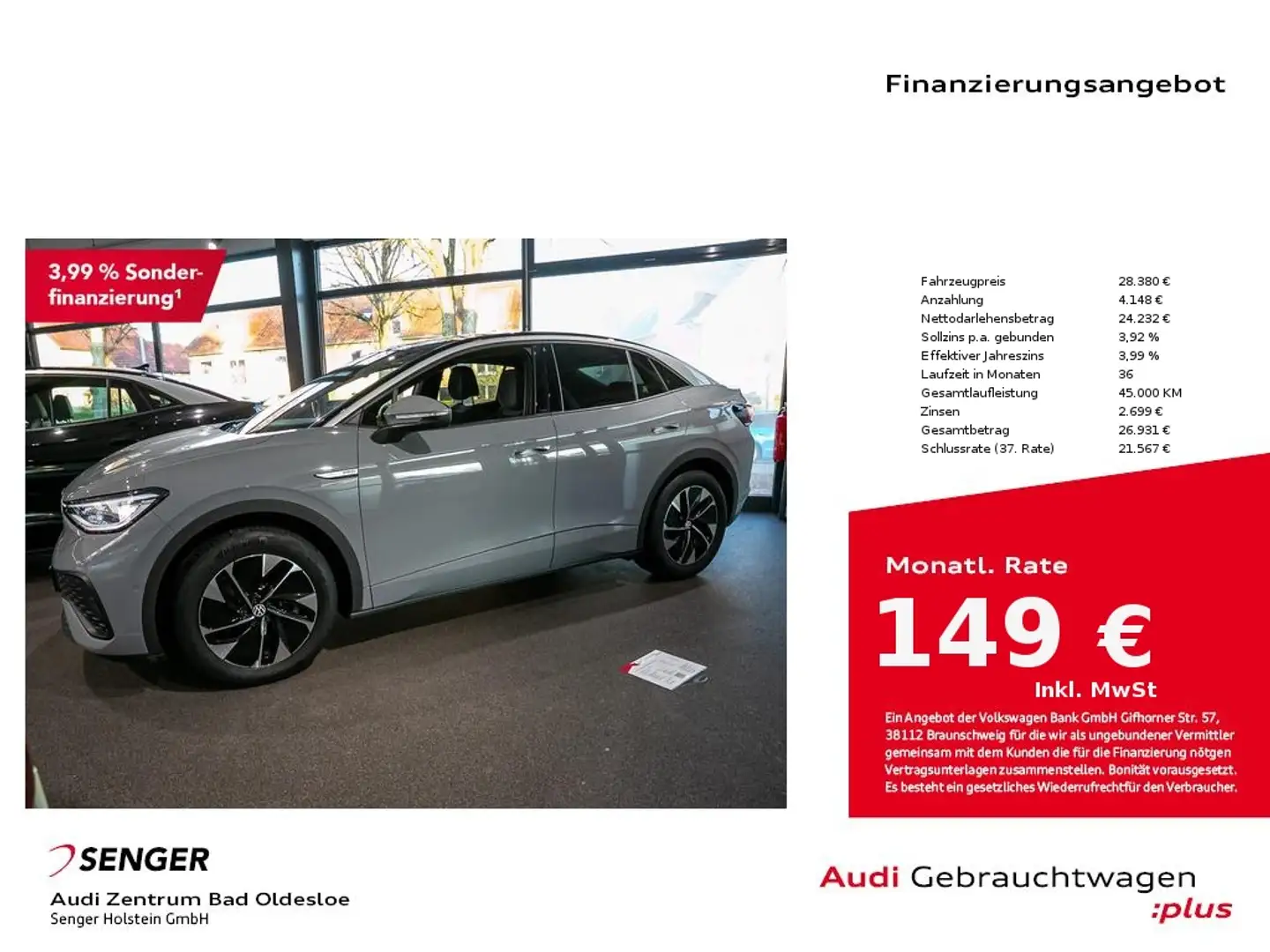 Volkswagen ID.5 Pro Navi Matrix HuD SHZ Digitales Cockpit Grey - 1