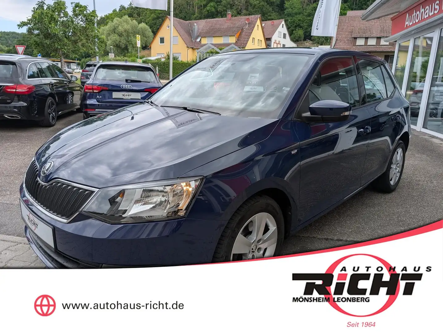 Skoda Fabia 1.0 TSI Ambition DSG PDC Tempomat Alu Touch Bleu - 1
