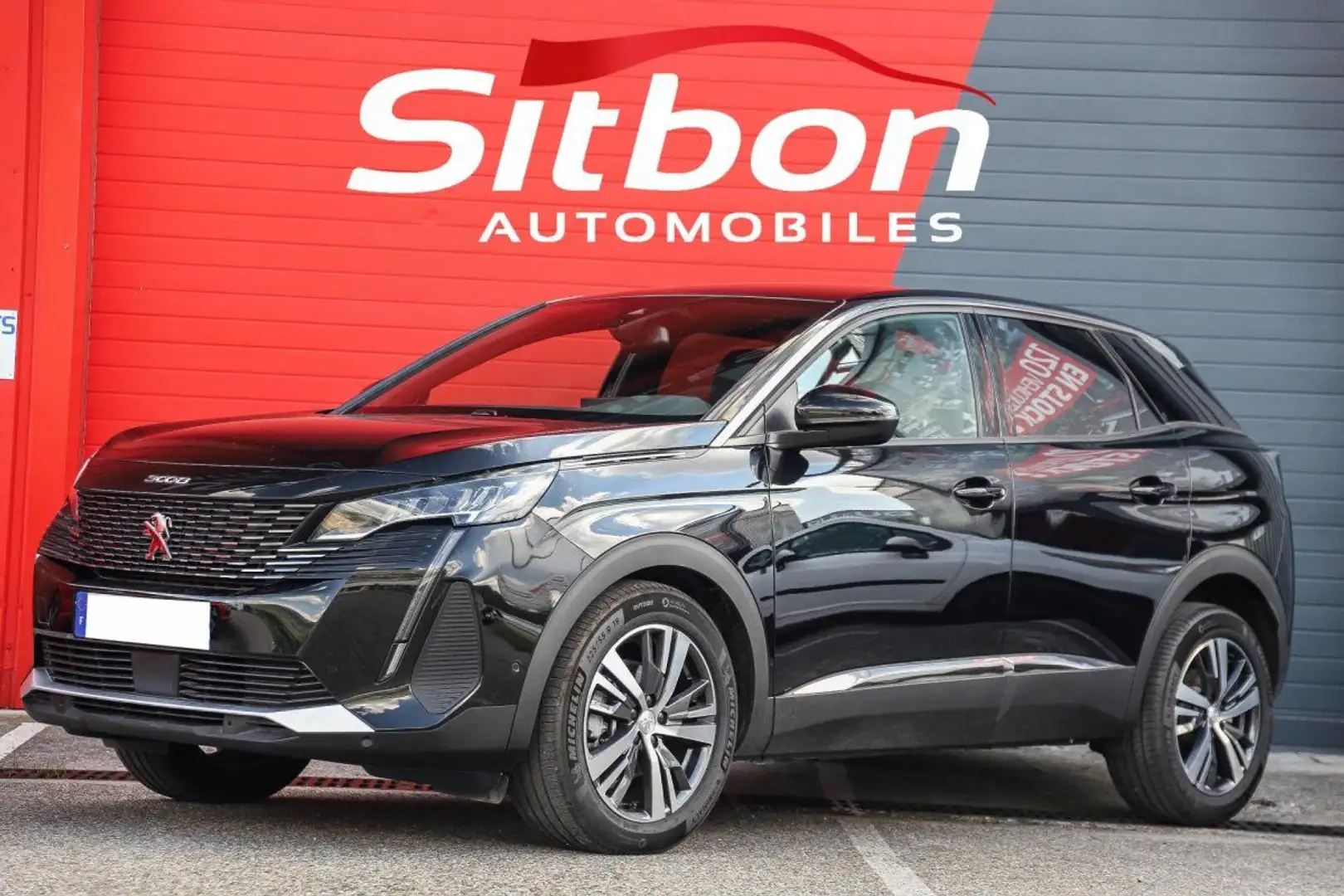 Peugeot 3008 1.2i Hybrid 136 CV BVA HYBRID Noir - 1