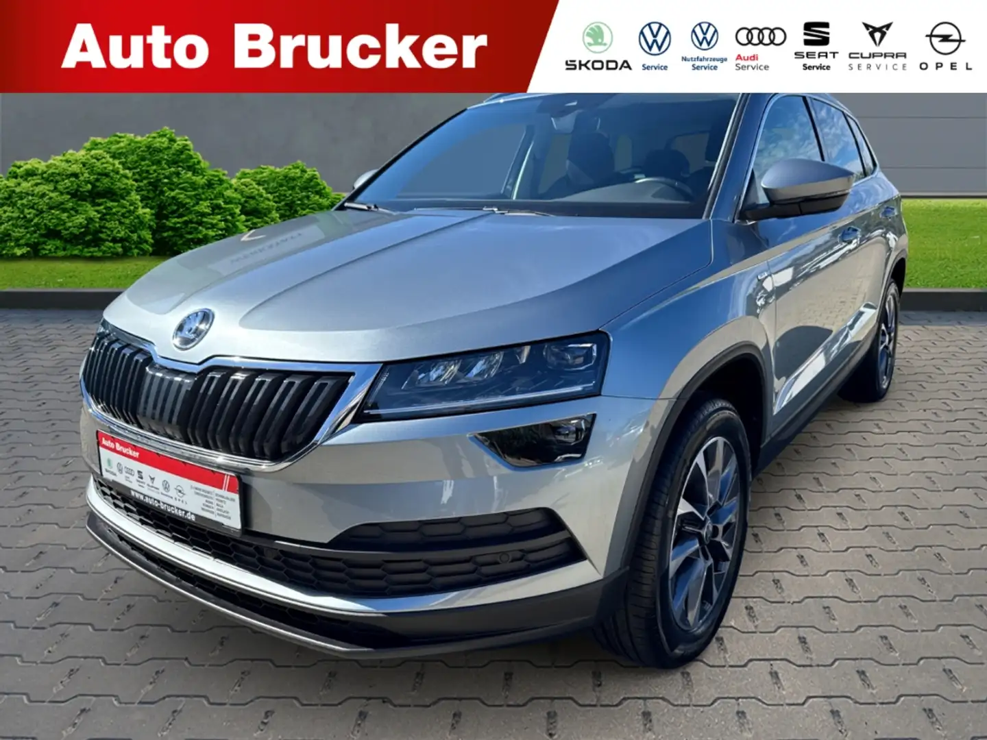 Skoda Karoq Drive 125 2.0 TDI+Alufelgen+Navi+Klimaautomatik+LE Grau - 1