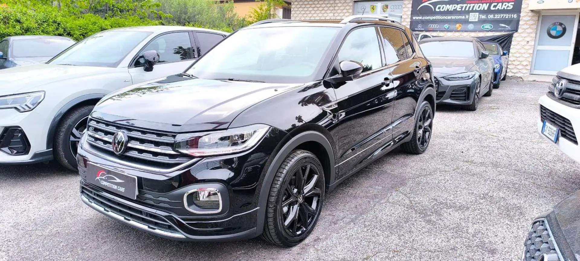 Volkswagen T-Cross 1.0TSI 110CV R-LINE LED VIRTUAL CAMERA BI-ZONA KM Nero - 1