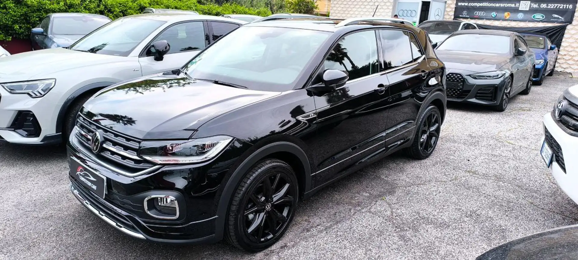 Volkswagen T-Cross 1.0TSI 110CV R-LINE LED VIRTUAL CAMERA BI-ZONA KM Nero - 2