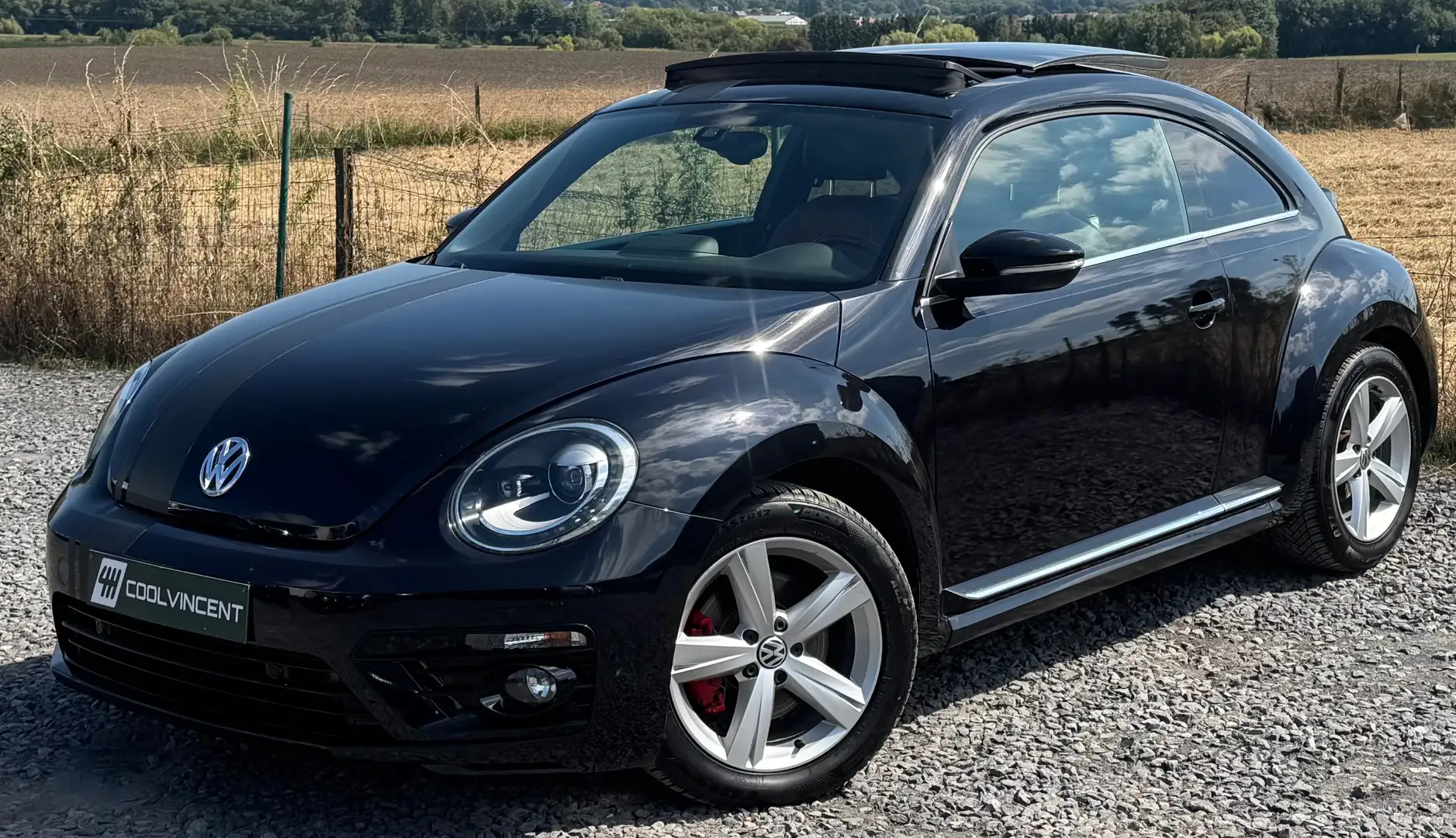 Volkswagen Beetle 2.0 TSI Sport - Toit pano - GPS - Sg chauffants Noir - 1