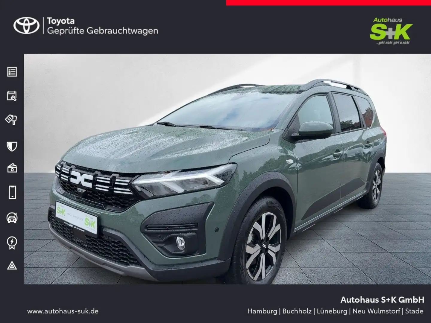 Dacia Jogger Expression Hybrid+KLIMA+R-KAMERA+TEMPOMAT Groen - 1