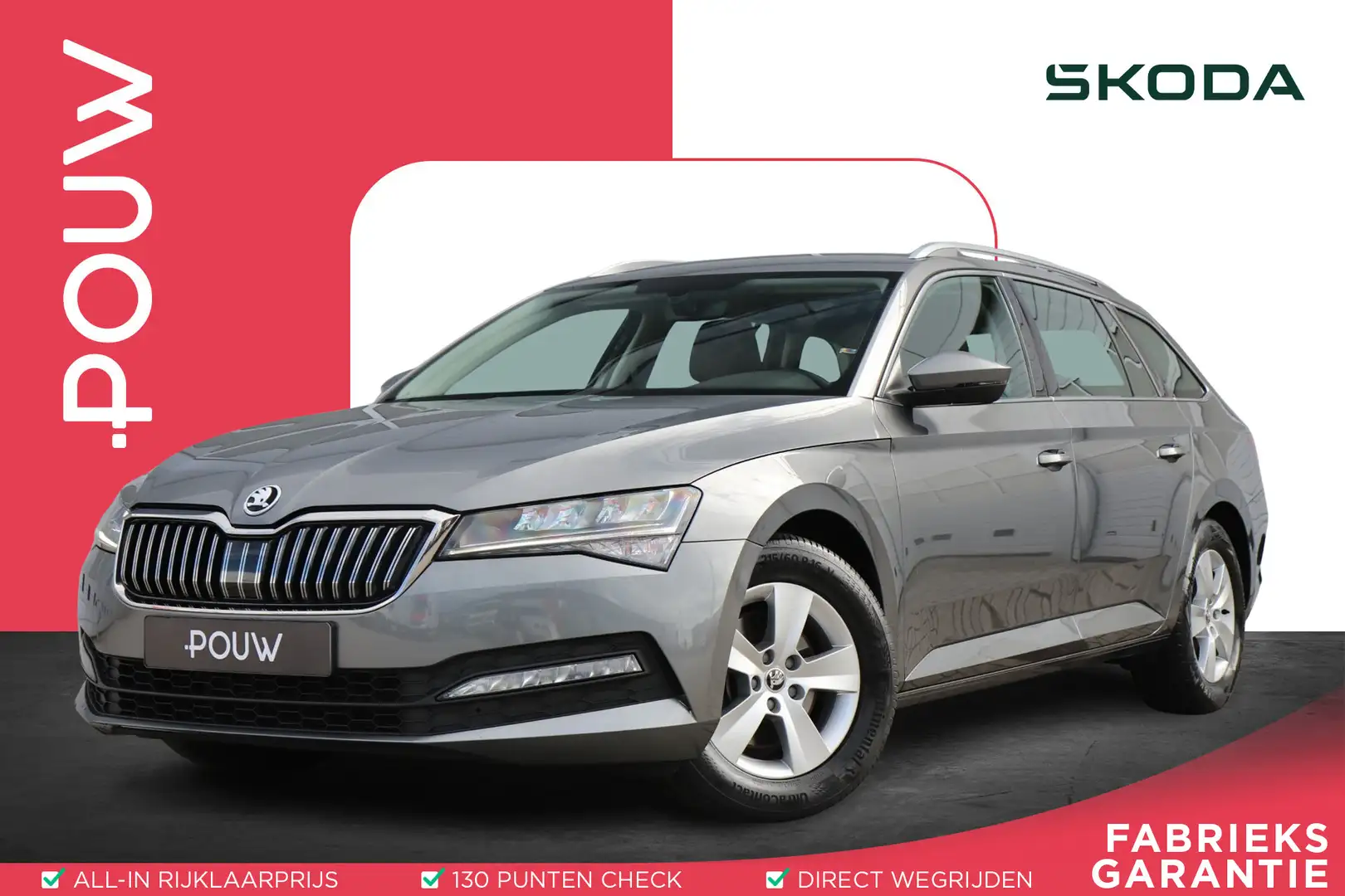 Skoda Superb Combi 1.5 TSI 150pk DSG Business Edition | Navigat Grijs - 1